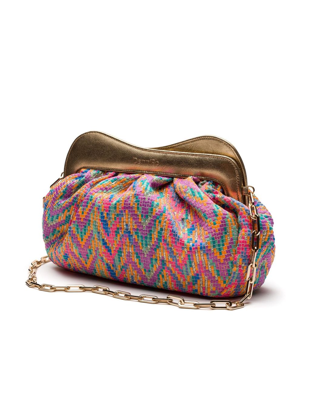Danni Ro Red Lisbon Large Clutch