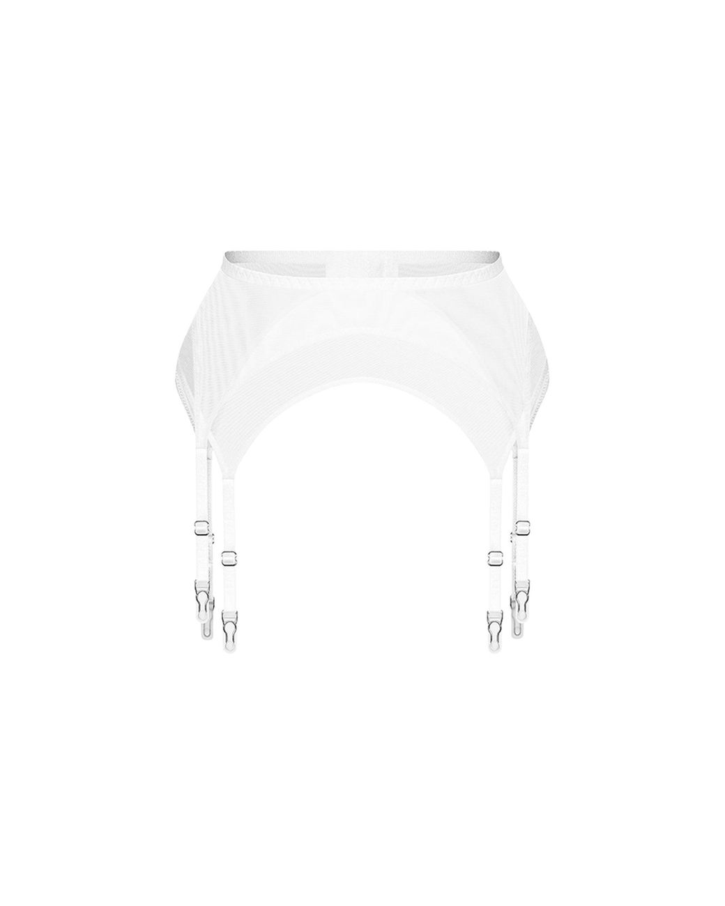 Zhilyova White Asteria Garter Belt