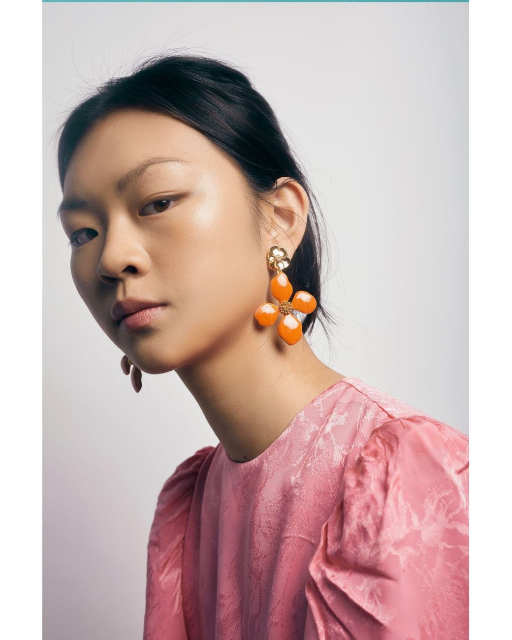 Lavani Jewels Orange Cassia Earrings
