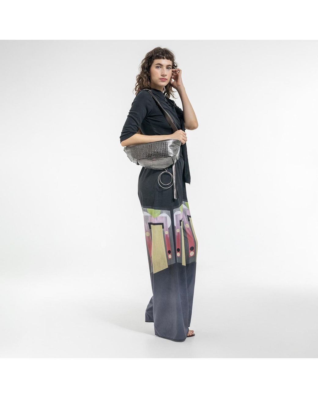 ARTISTA Blue Harper Wide Leg Pants