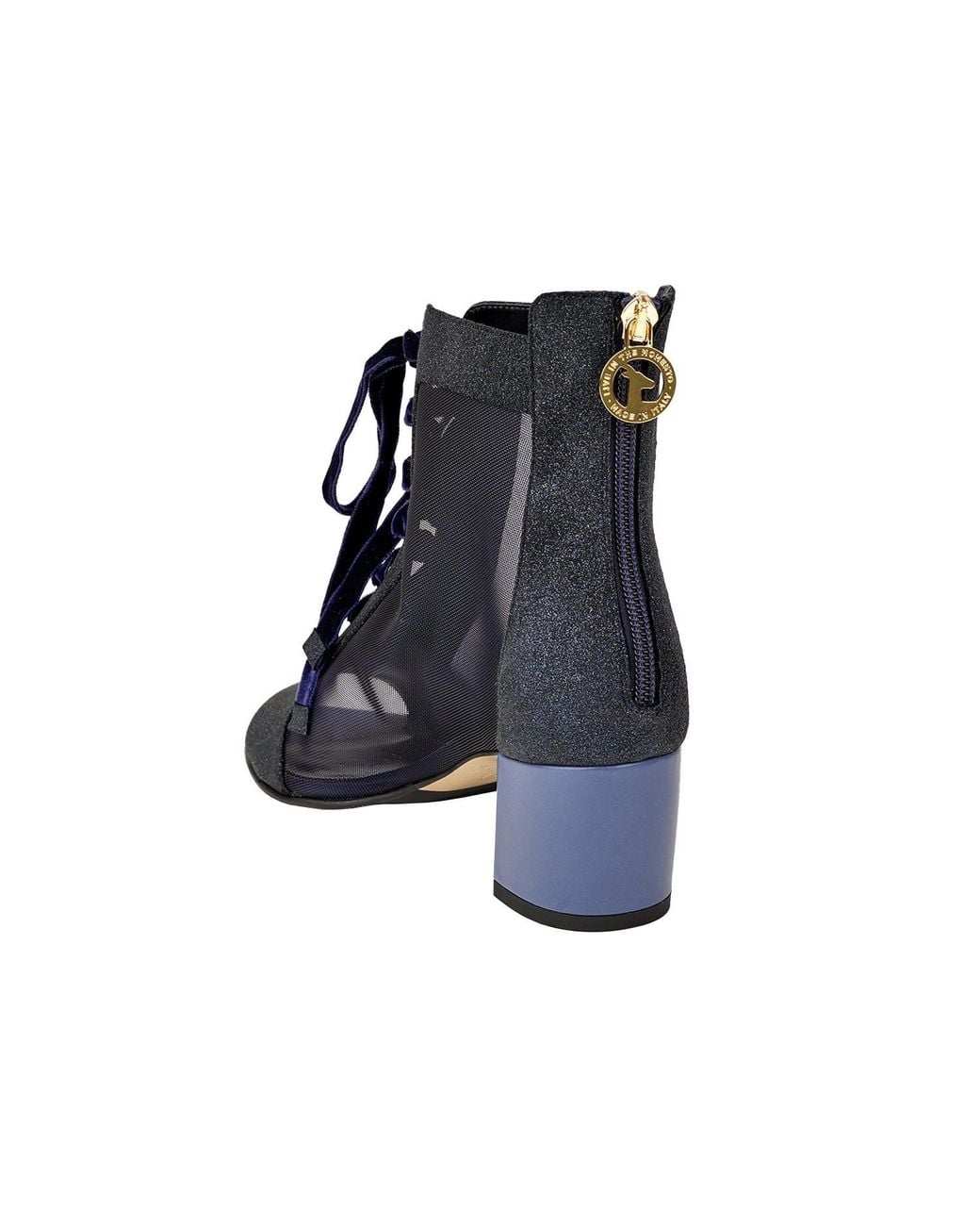 Moon D'elle Blue Vespro Velato Boots