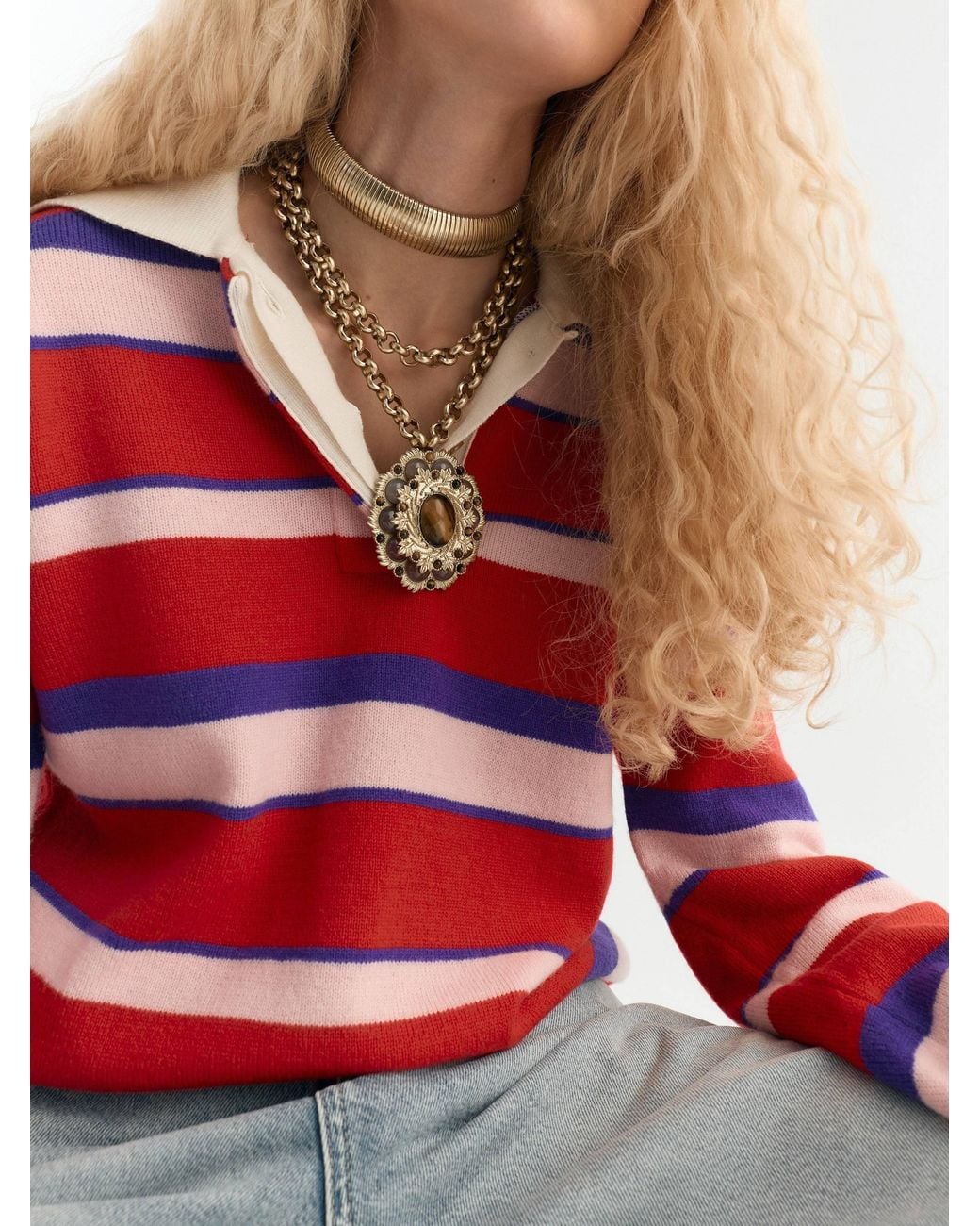 Sita Nevado Metallic Goro Necklace