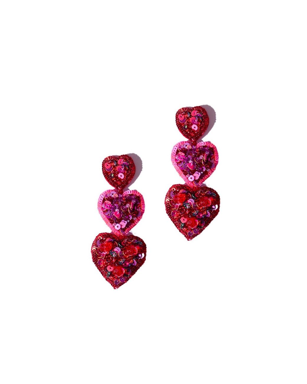 Simitri Red Dil Earrings
