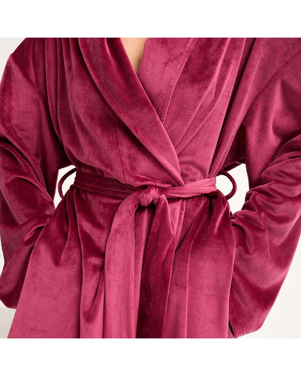 Pretty You London Purple Velour Longline Robe