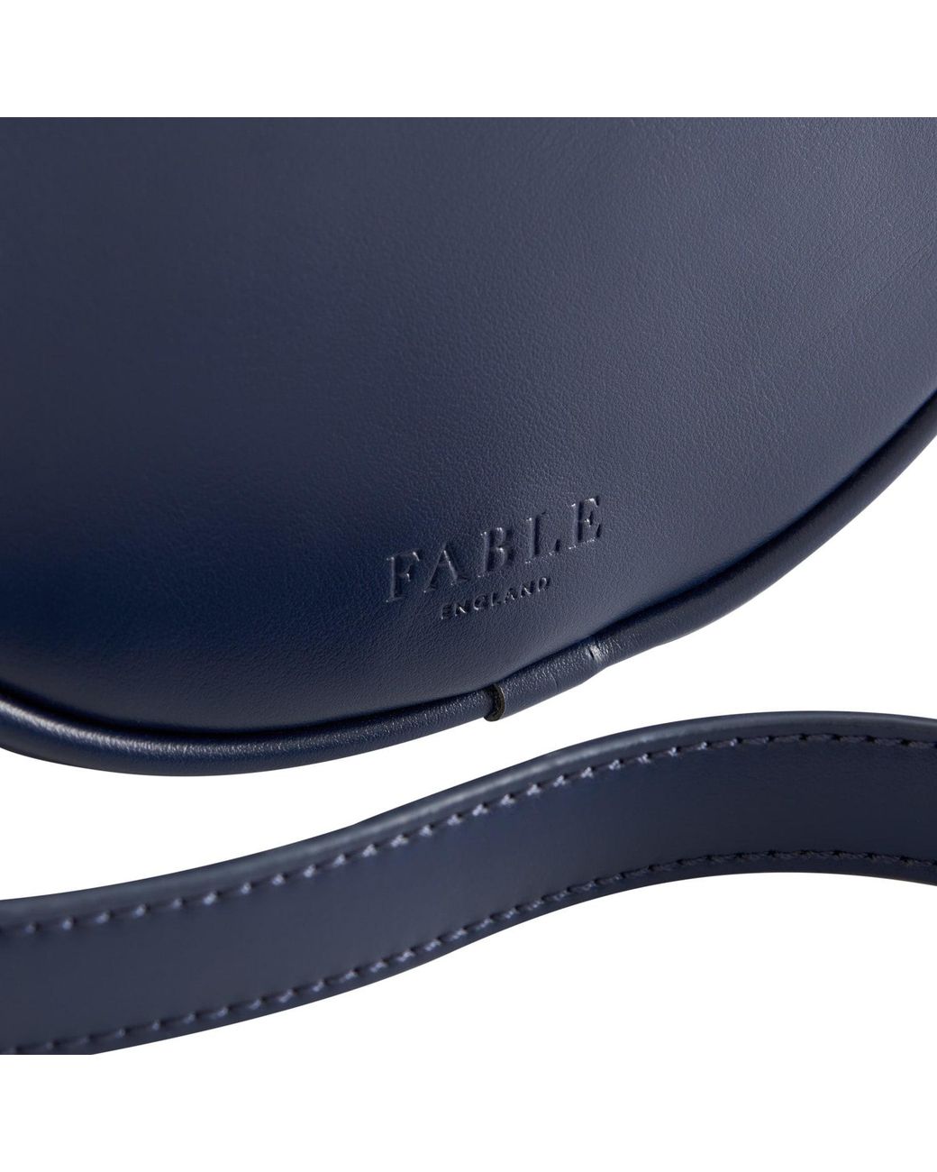Fable England Gray X Chloe Giordani Dormouse Embroidered Round Saddle Bag