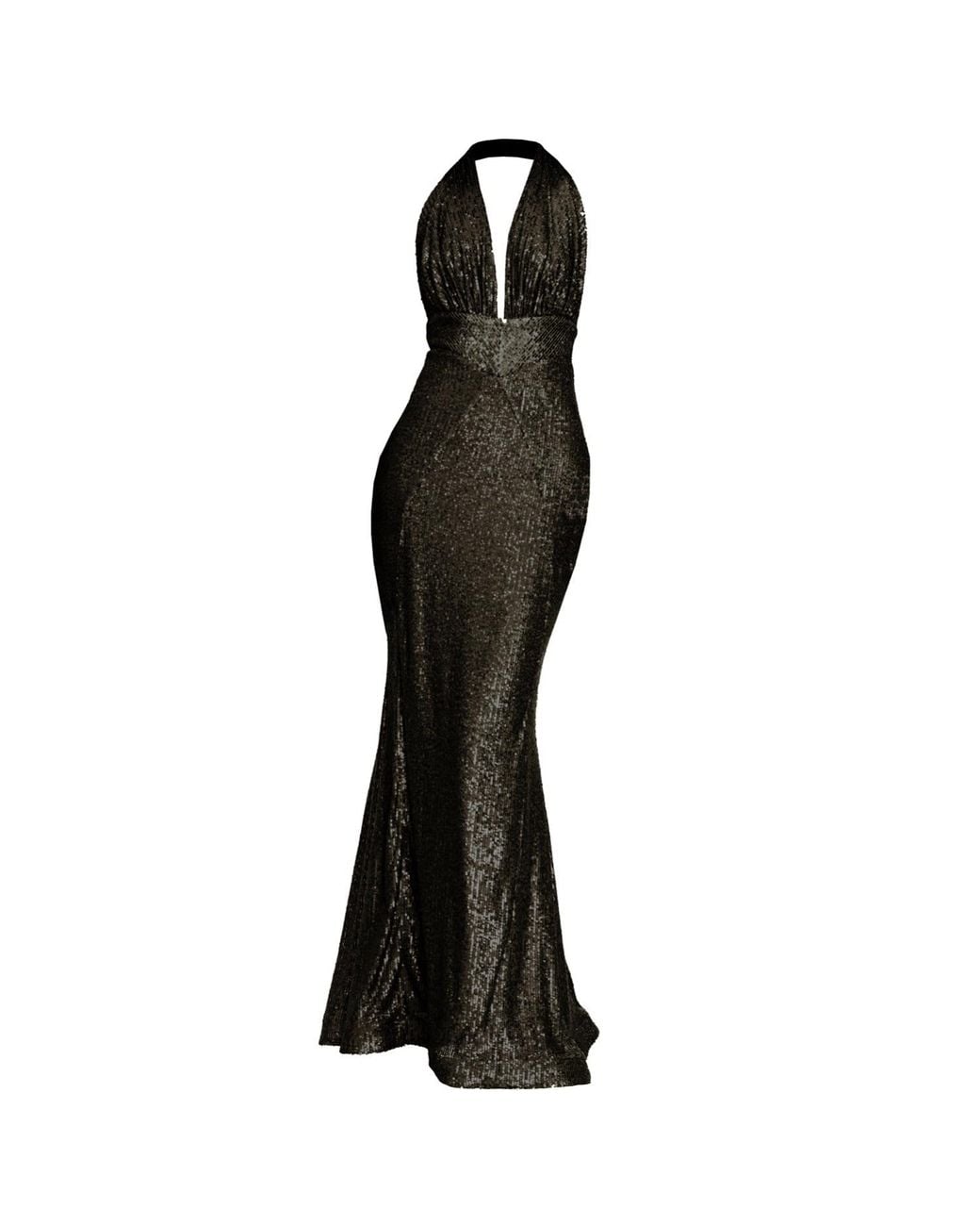 Angelika Jozefczyk Black Lana Evening Gown