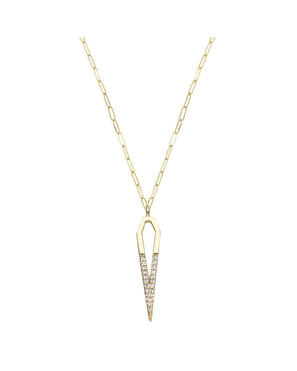 Adriana Pappas Designs Metallic Cosmo Spike Necklace