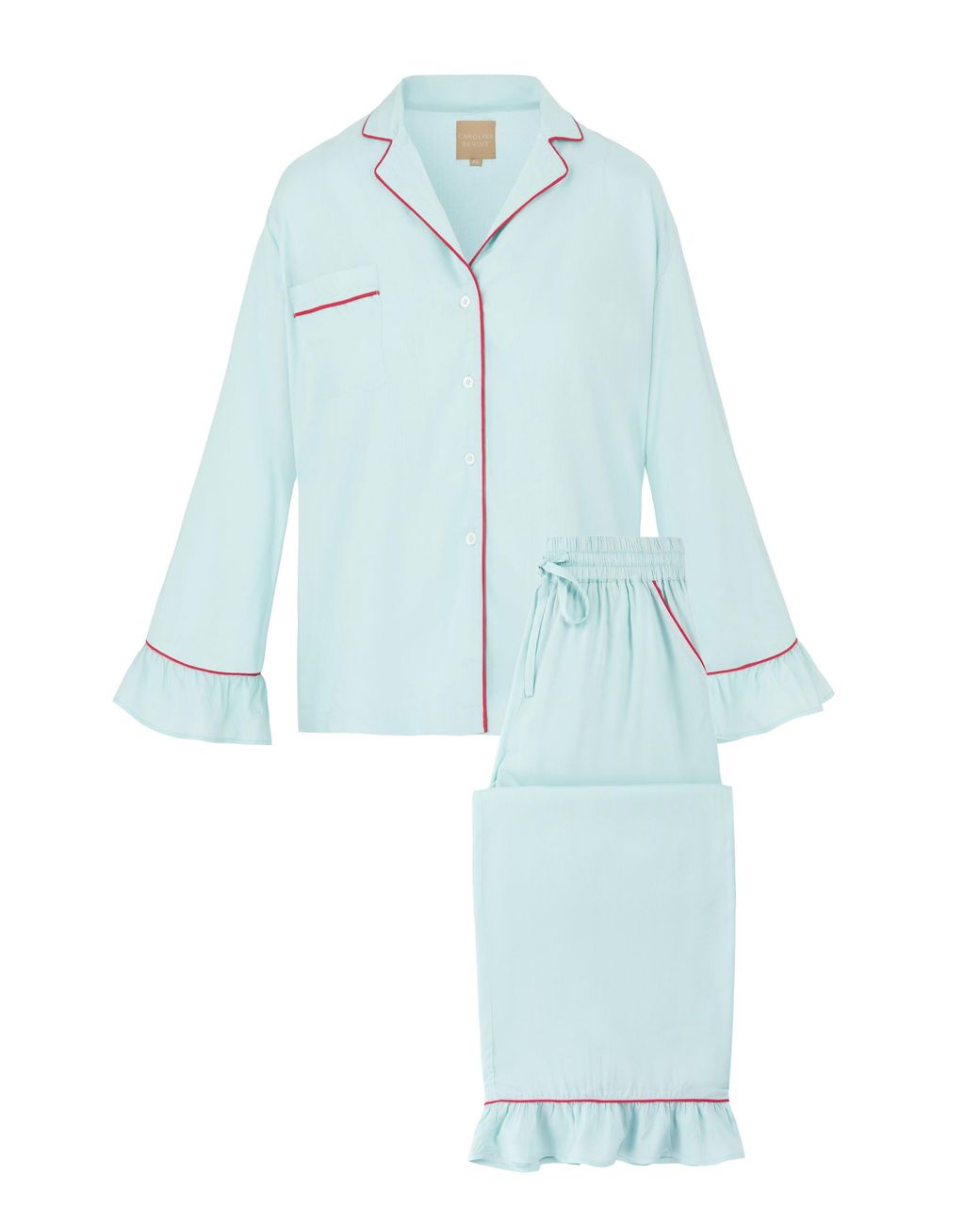 Carolina Benoit Blue Luxury Bamboo Pajama Set