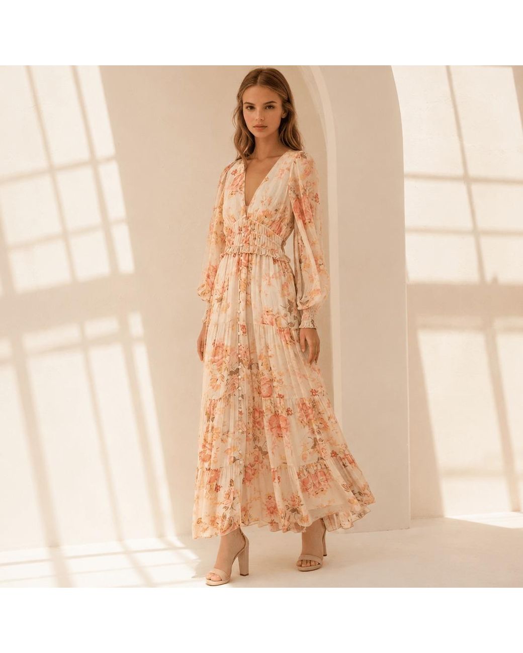 Yumi Kim Pink Frida Dawn Maxi Dress
