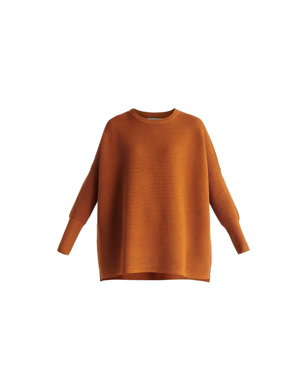 Paisie Brown Ribbed Jumper