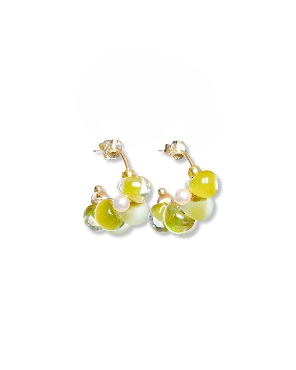 Malolo Jewelry Yellow Sea Foam Earrings Mini
