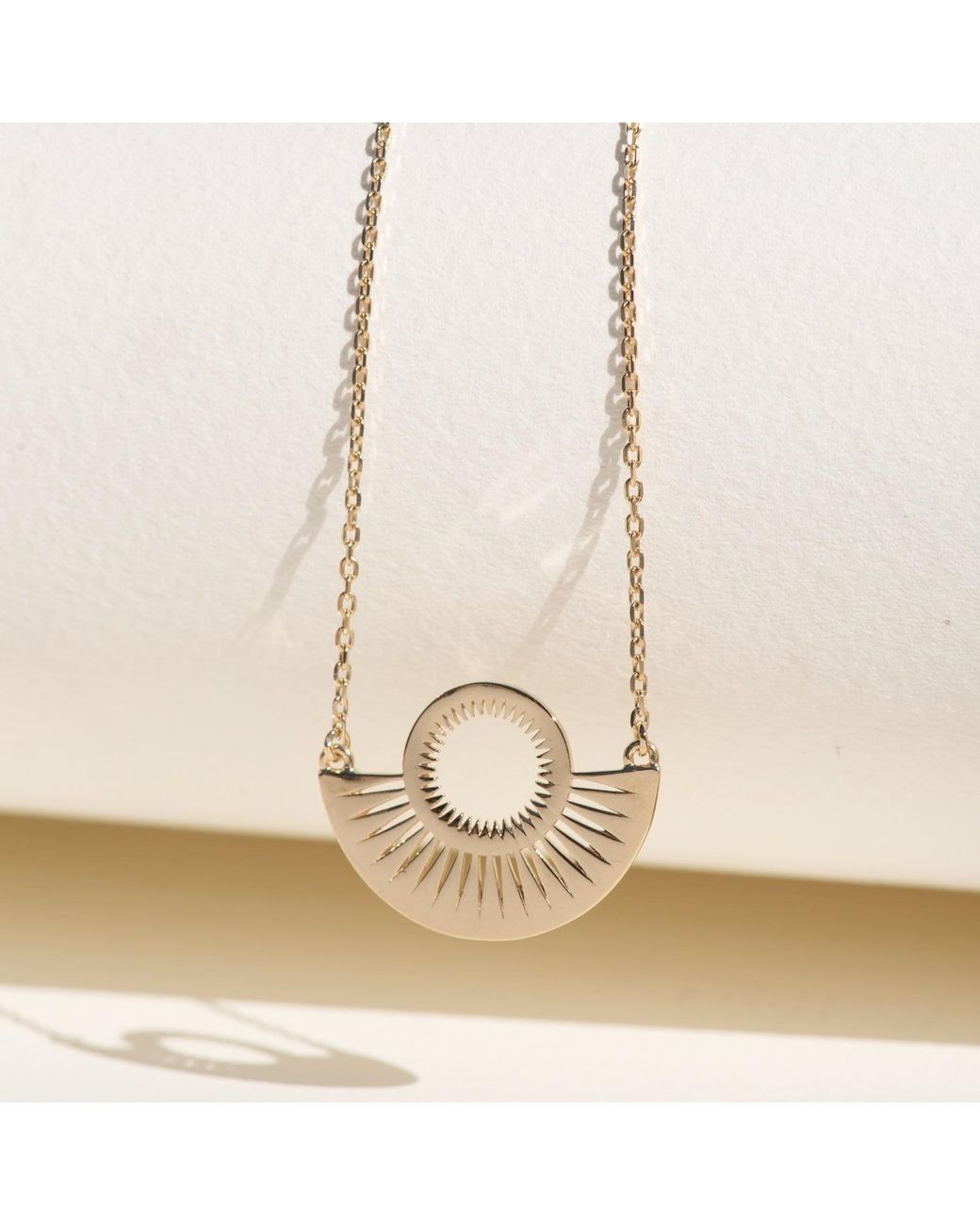Zoe & Morgan Metallic Pocket Full Of Sunshine Necklace