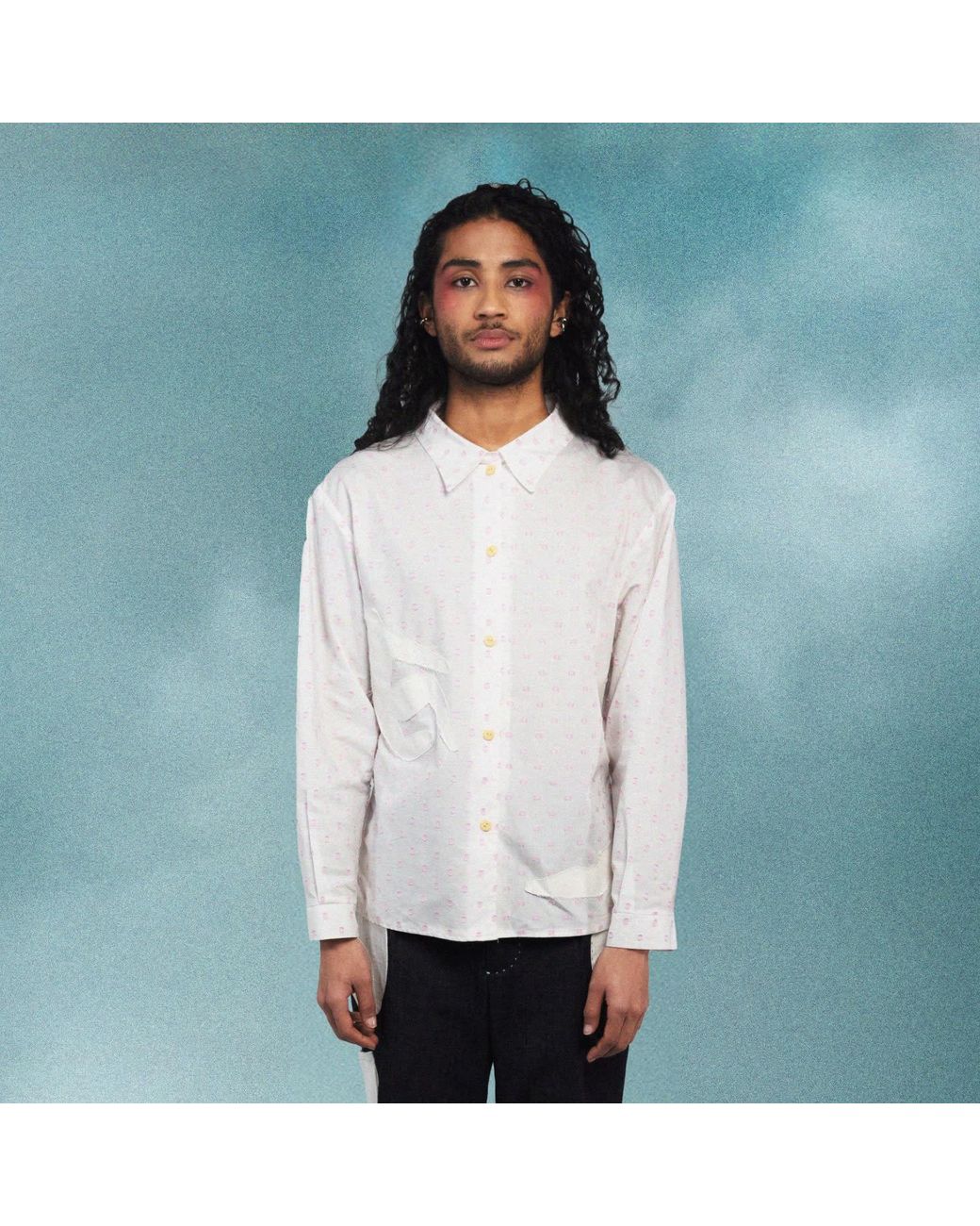 Maison Louis White And Cotton Shirt for men