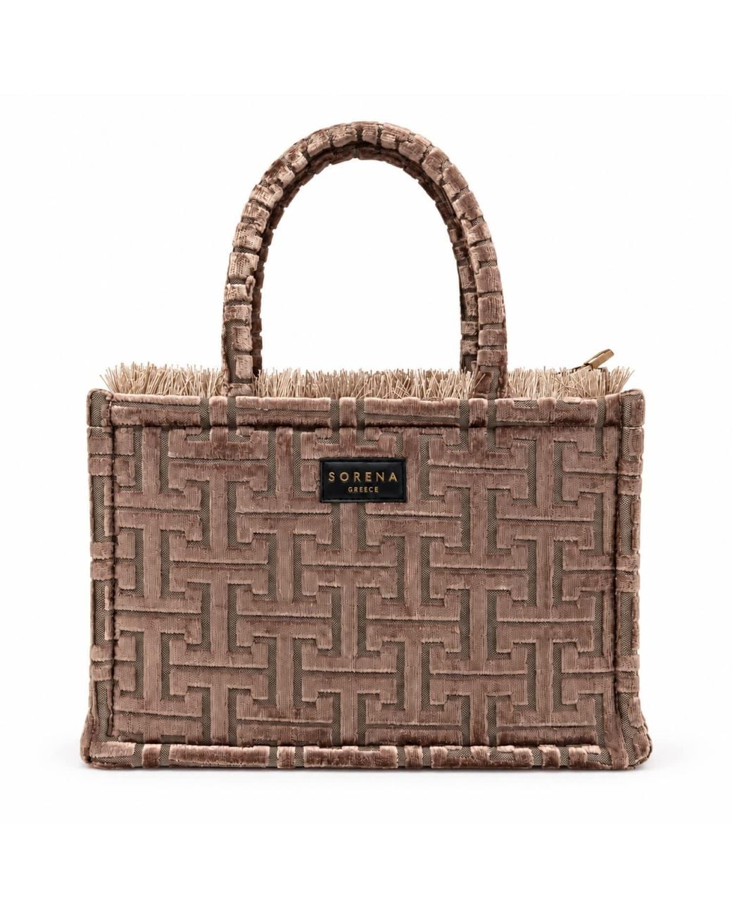 Sorena Brown Neutrals Calisti Medium Tote Bag