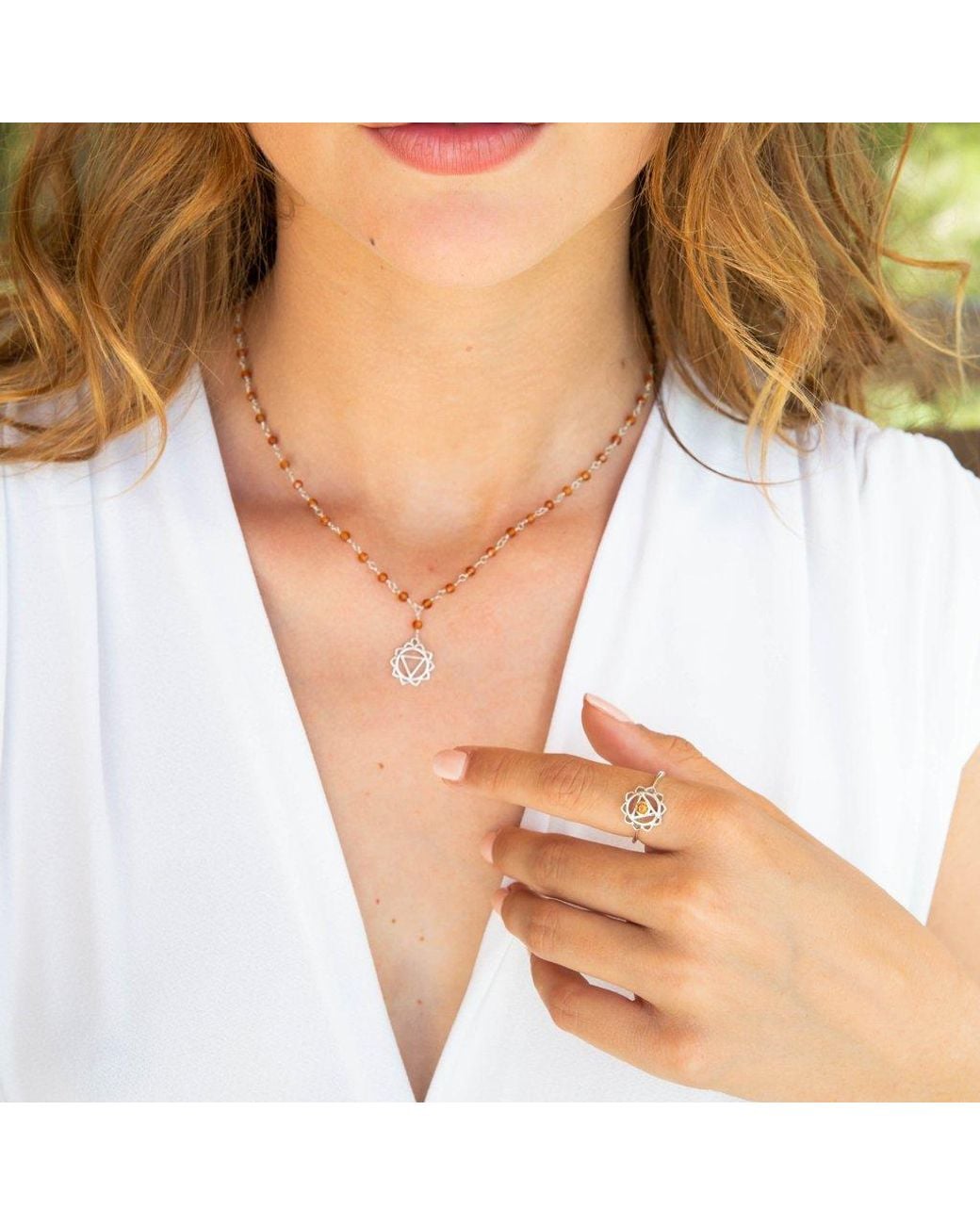 Charlotte's Web Jewellery Metallic Solar Plexus Chakra Ring