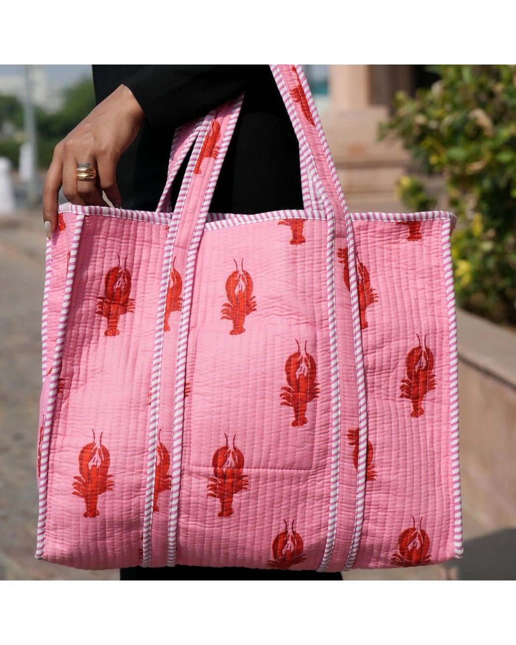Conscious Yoga Collective Pink The Lobster Tote