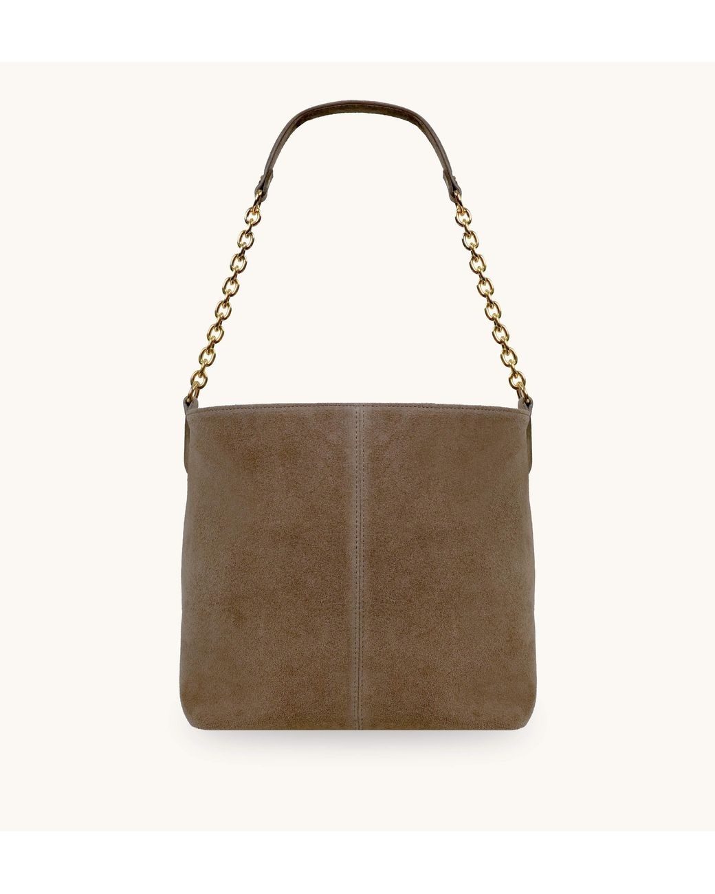Apatchy London Brown The Izzie Mink Suede Bag