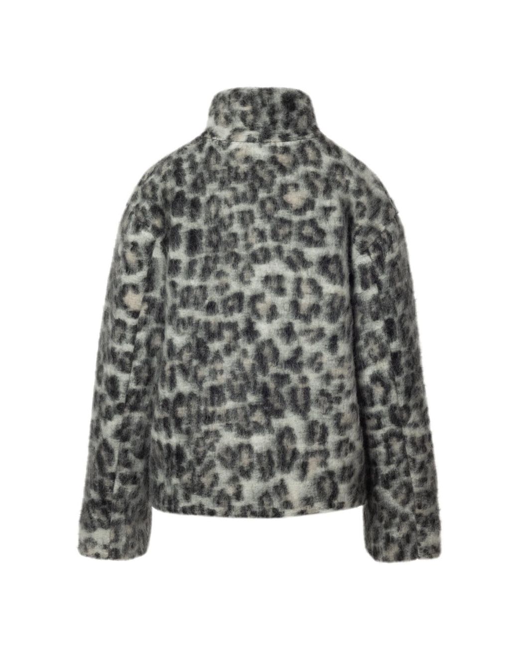 Jana Coshè Gray Wool Short Coat