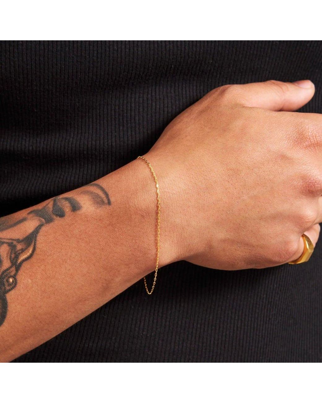 7879 Metallic Cable Chain Bracelet