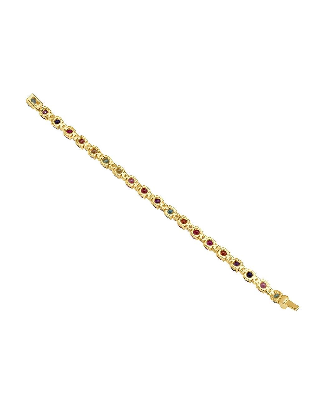 Arte Madrid Metallic Gemma Chromatic Tennis Bracelet