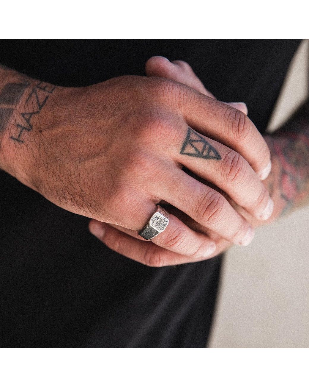 Haze & Glory Metallic The Kopenhagen Ring for men