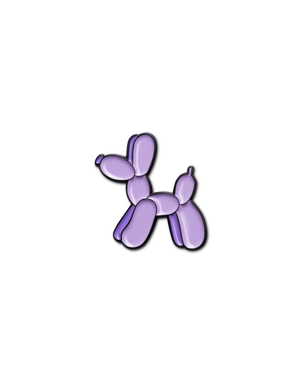 Make Heads Turn Purple Enamel Pin Balloon Dog