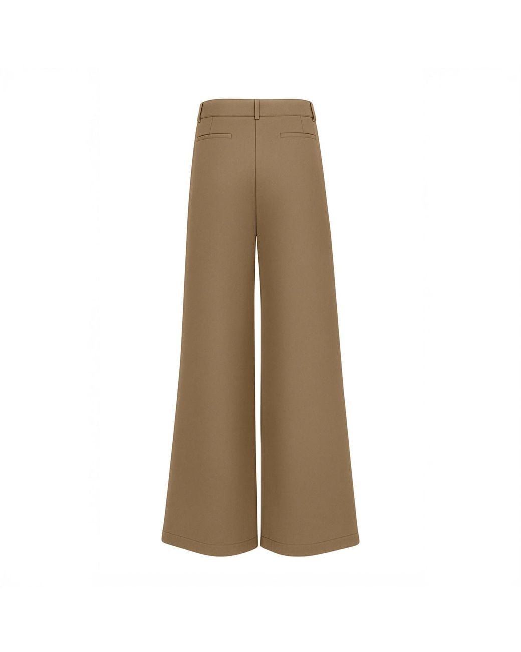 Herfetch Natural Neutrals Latte Wide Leg Pant Camel
