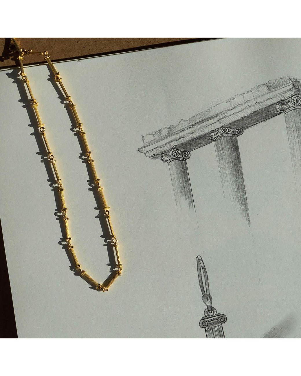 Ece London Metallic The Ionic Necklace