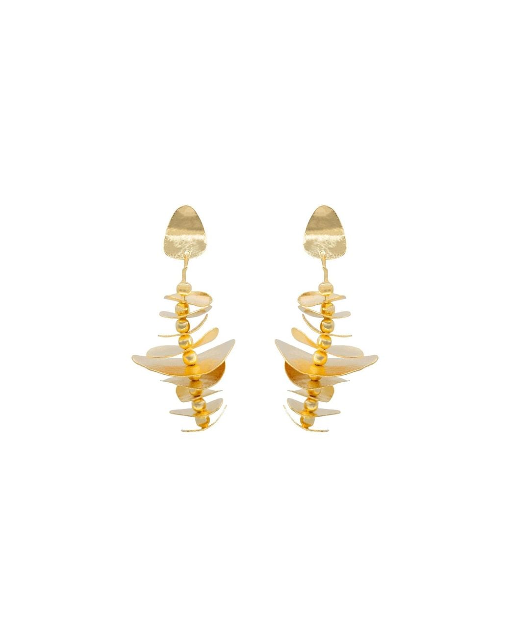 Marcia Moran Metallic Paloma Earrings