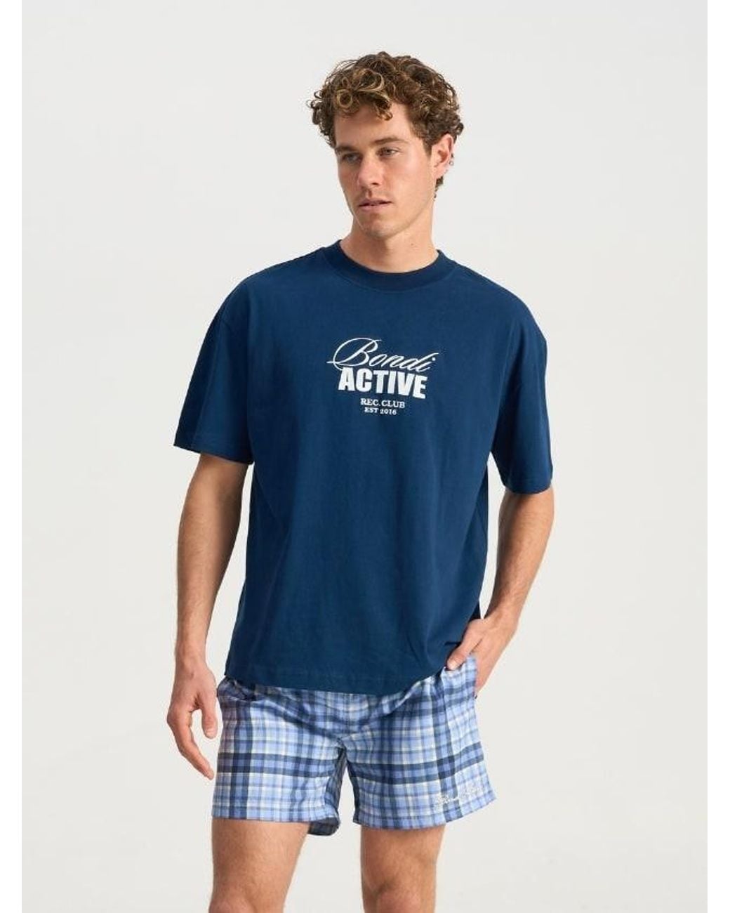 Bondi Active Blue Rec Tee for men