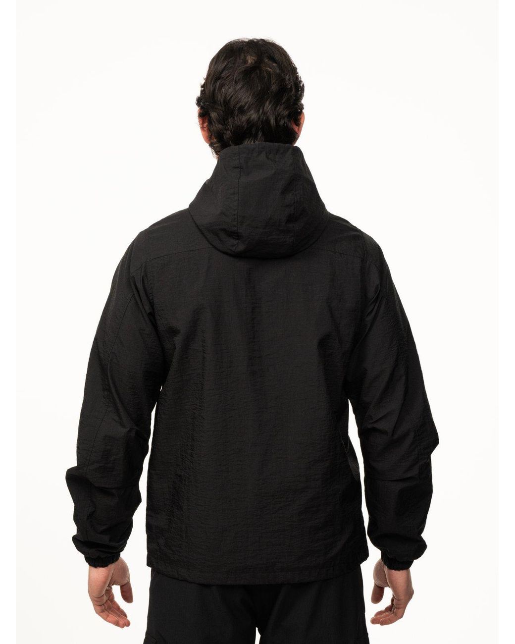 Saved Lab Black Windbreaker for men