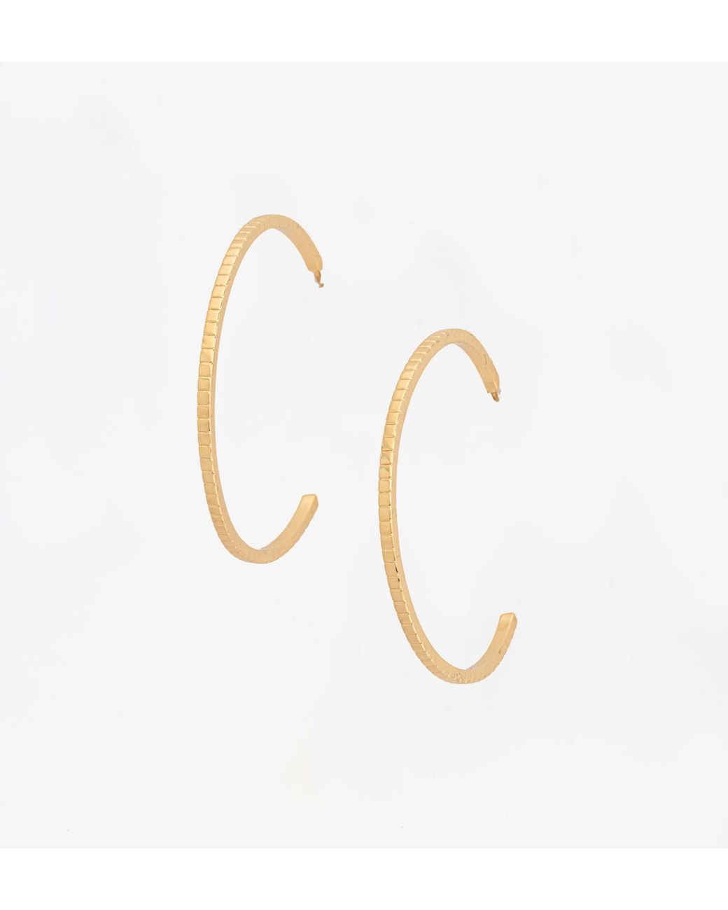 Uchi and Soto Metallic Shikaku Thin Earrings