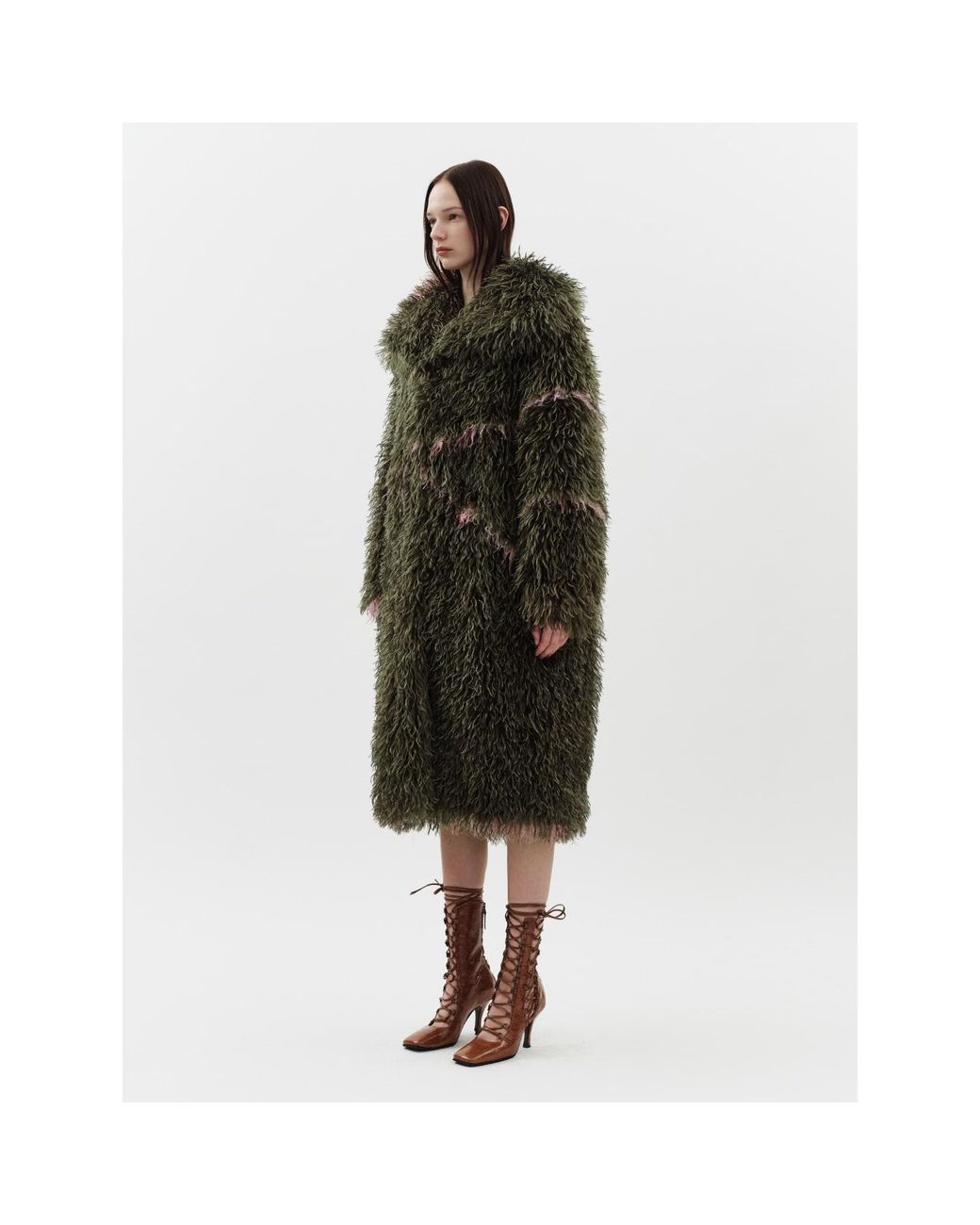 Jakke Green Cascade Coat