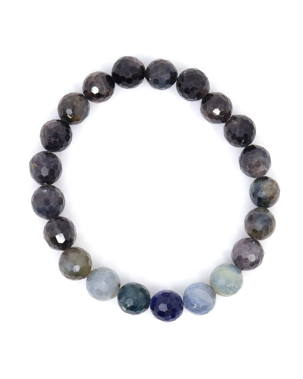 Shar Oke Blue Ombre Emerald Bracelet for men