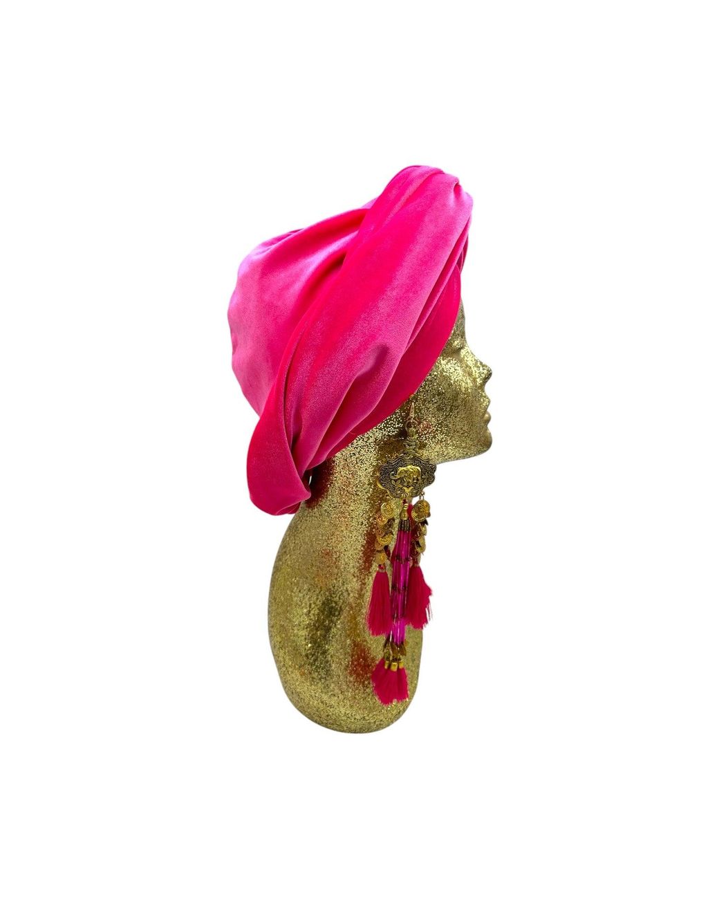 Julia Clancey Pink Dolly Butterfly's Dream Turban