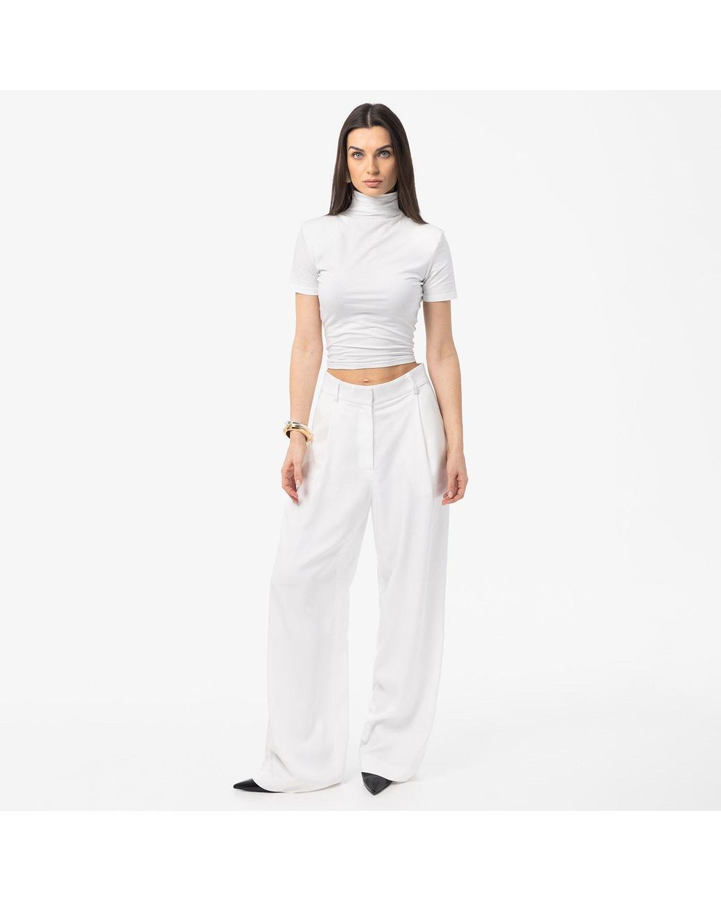 Mandragora White Naia Trousers