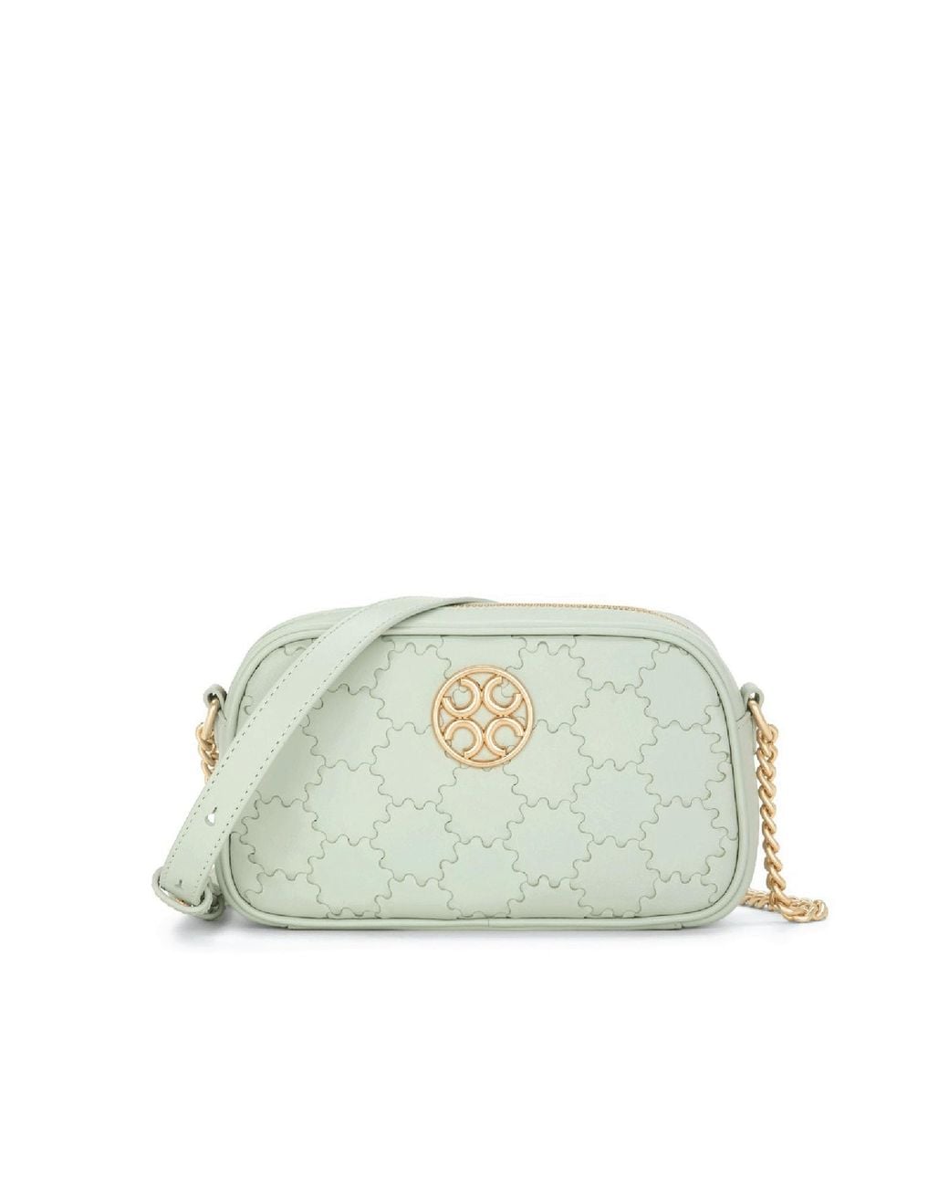 Orange Cube Green Quilted Impressions Camera Bag