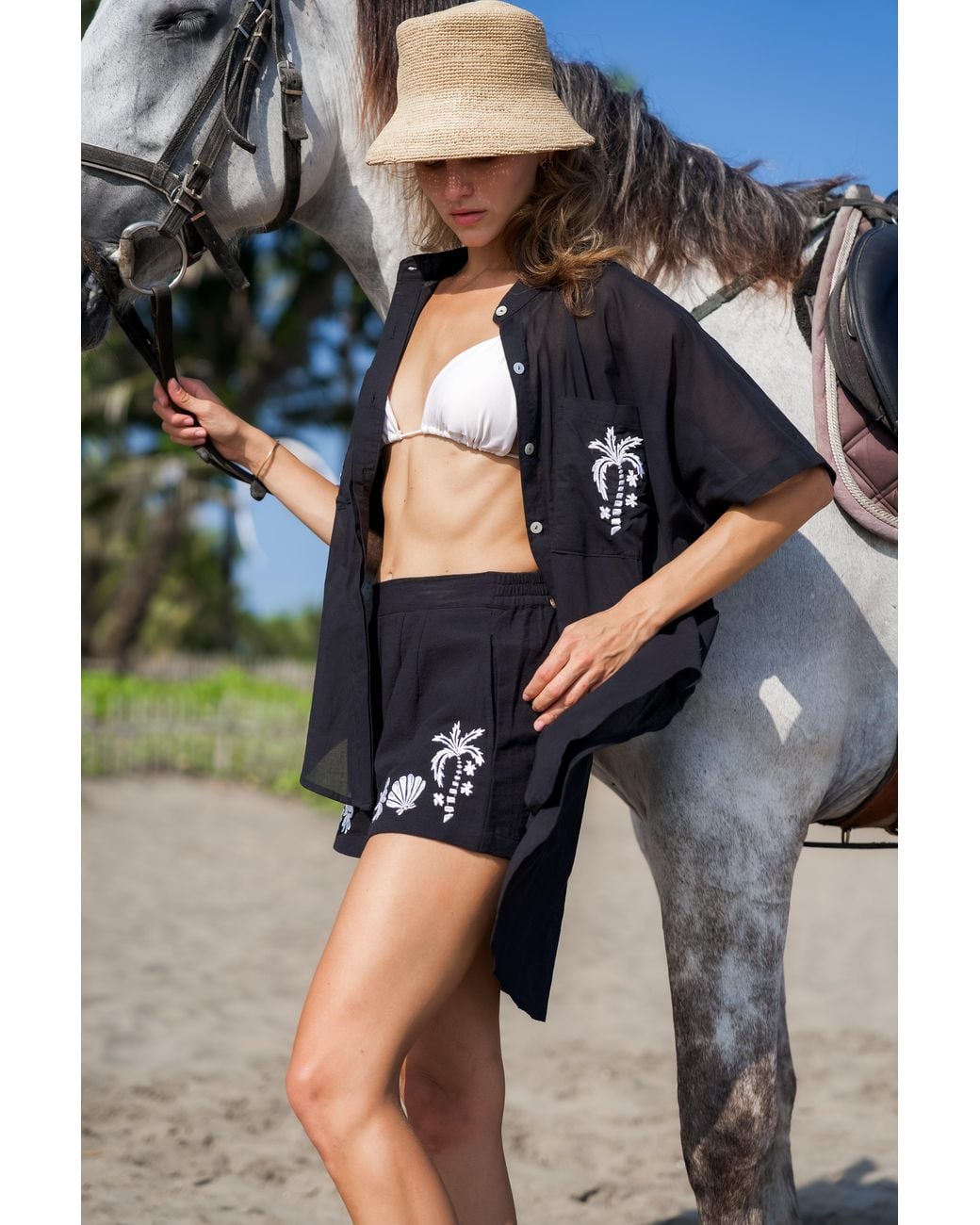 Palm Collective Black Paradiso Shirt
