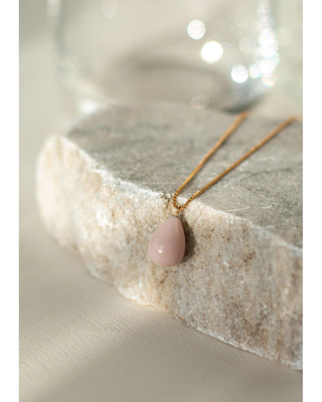 Katy Faye Metallic October Opal Necklace