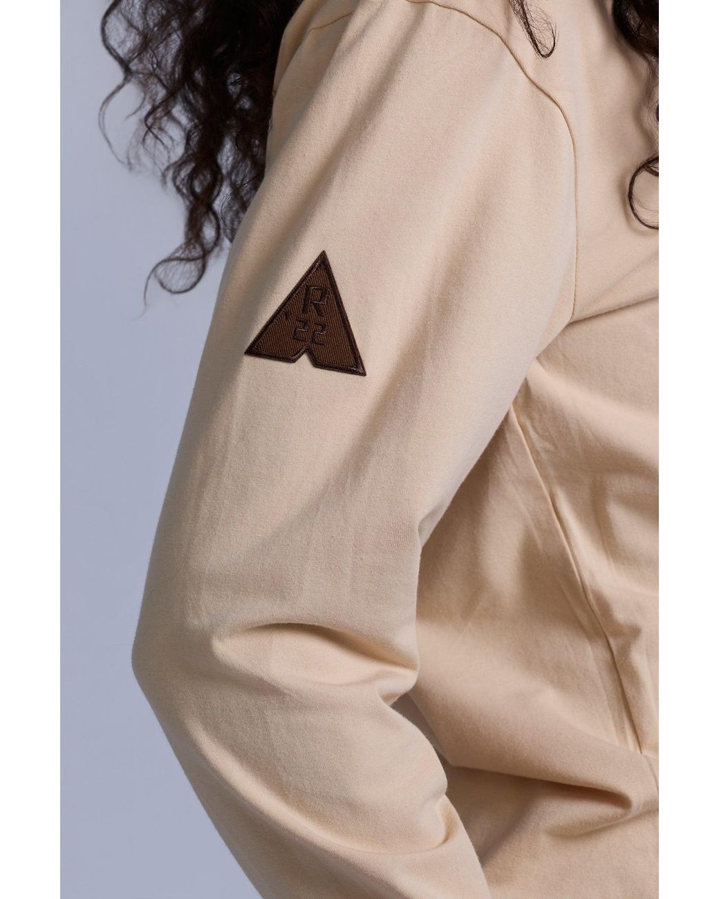 Rave on Trend Natural Neutrals Heritage Patch Long Sleeve