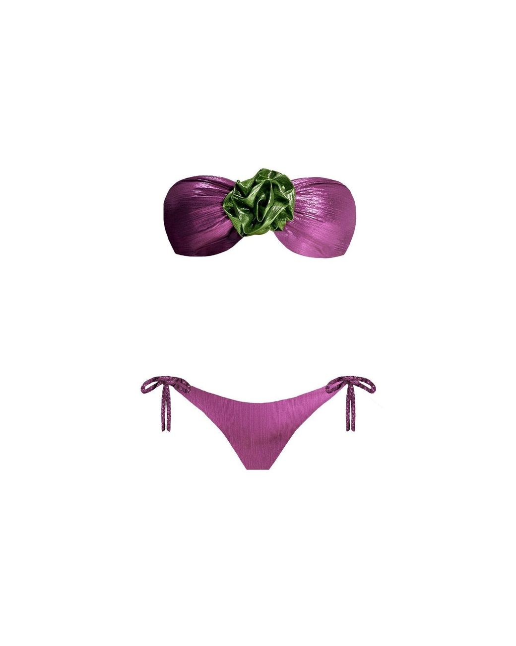 Nur Karaata Purple Lou Lou's Bikini Set