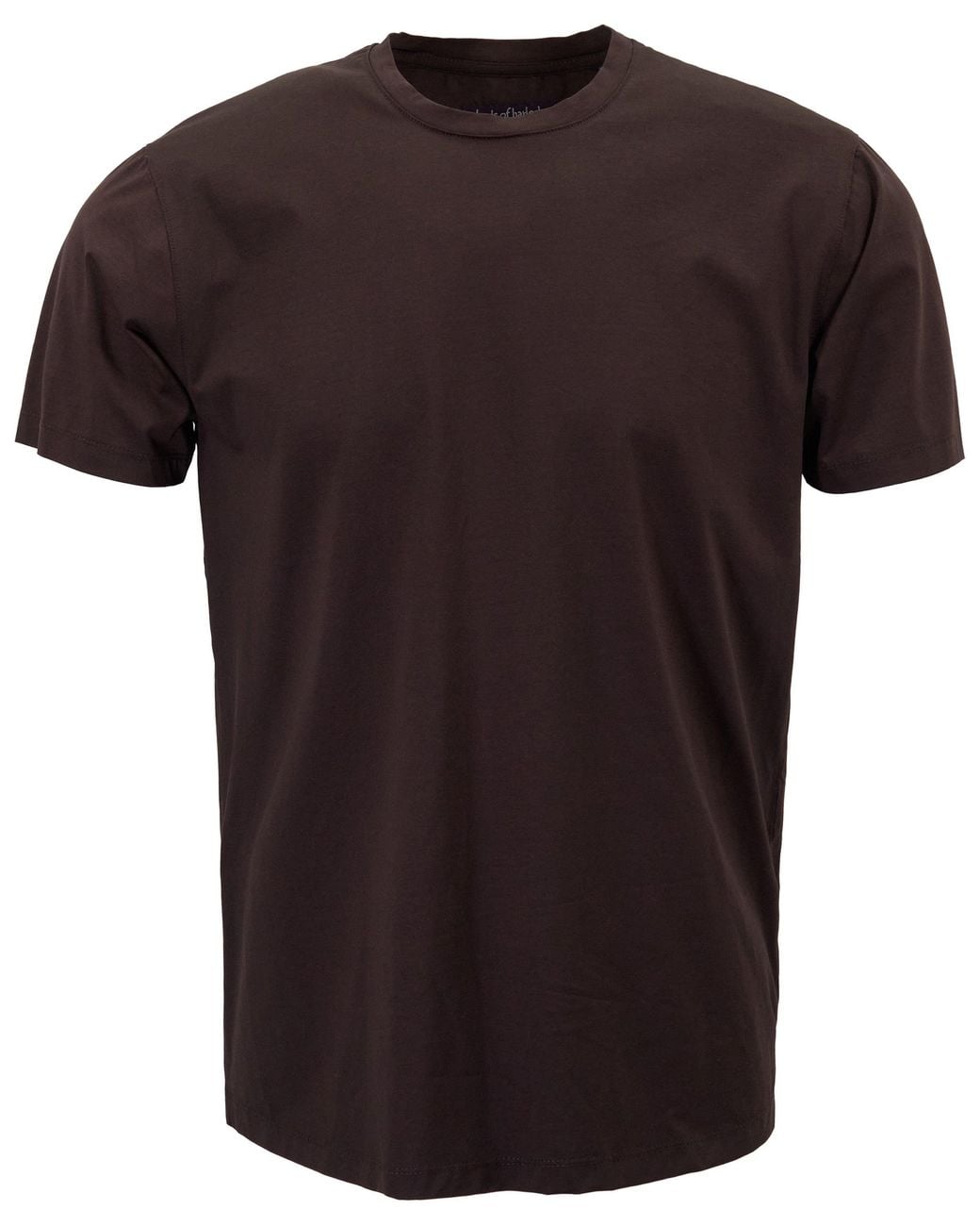 Lords of Harlech Black Timothy Brownie Stretch Cotton Crew-Neck Tee for men
