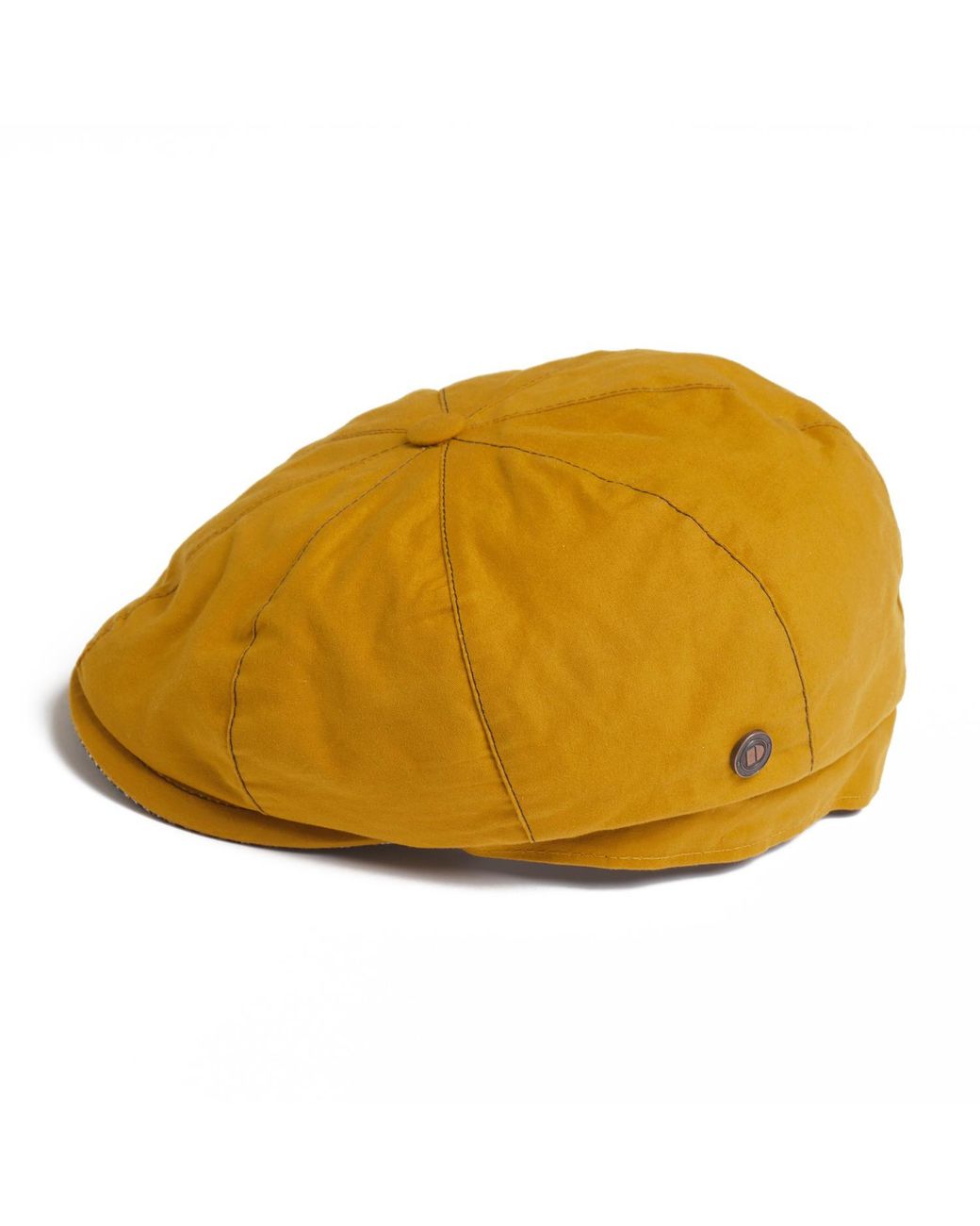 Dasmarca Hats Yellow Josh Dijon Italian Waterproof Newsboy Bakerboy Cap for men