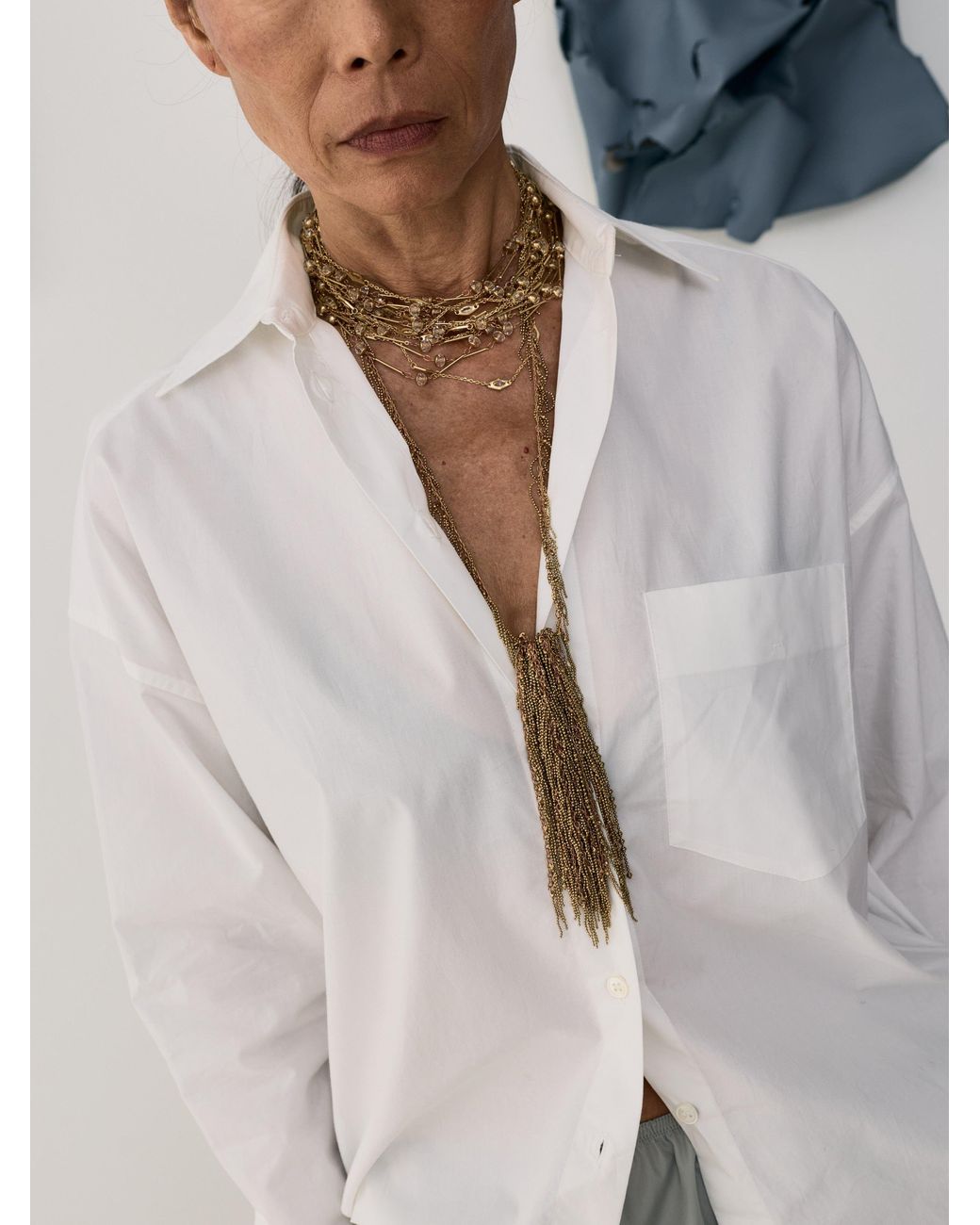 Sita Nevado Metallic Curtain Necklace