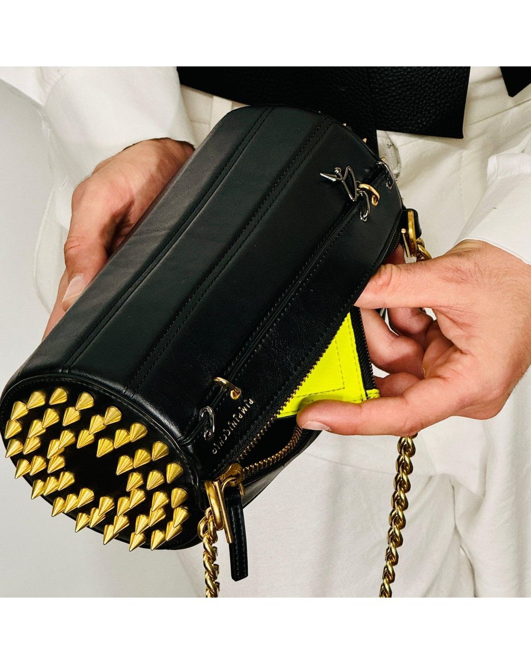 Pimpinicchio New York Black Tube Cross-Body Bag