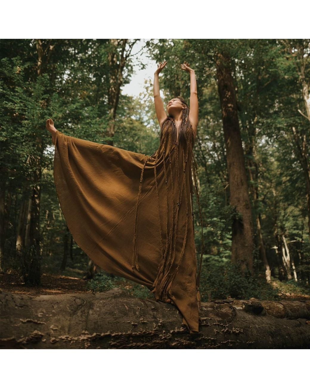 Zhenabia Brown Kismet Dress