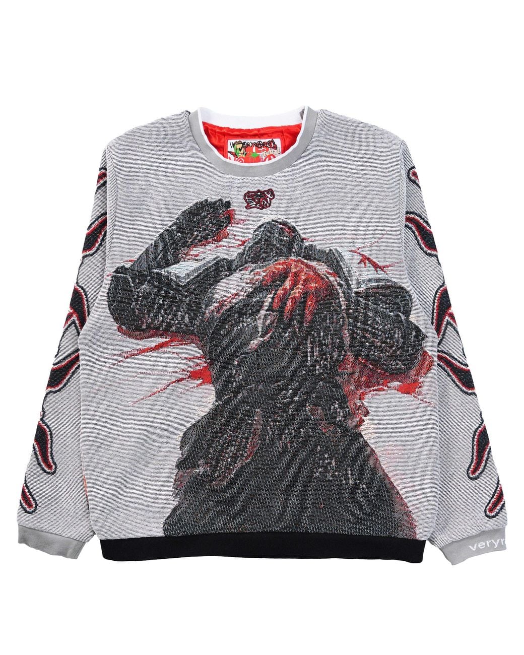 VERYRARE Gray Dead Soldier Martyr Crewneck for men