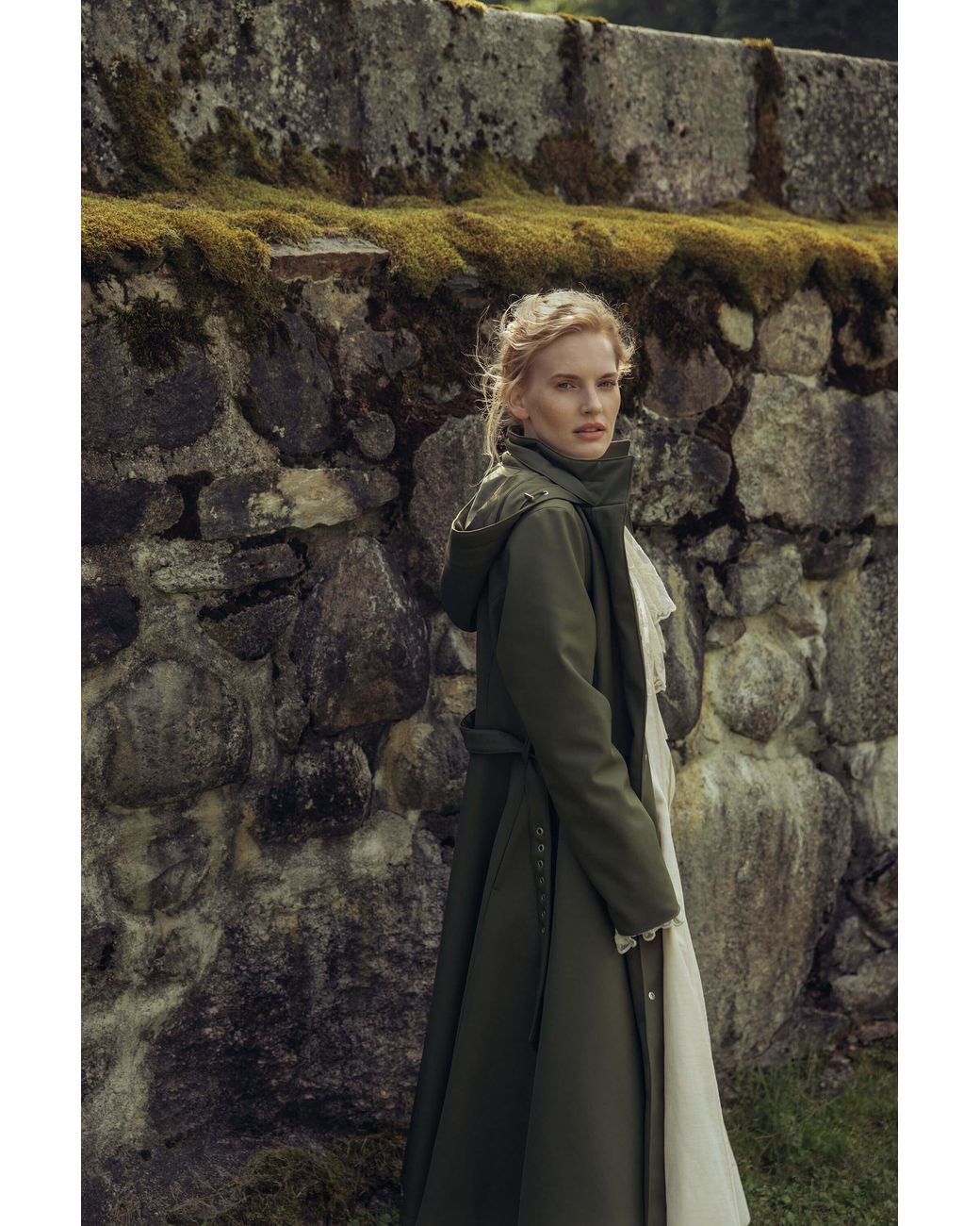 RainSisters Green Winter Coat: Moss