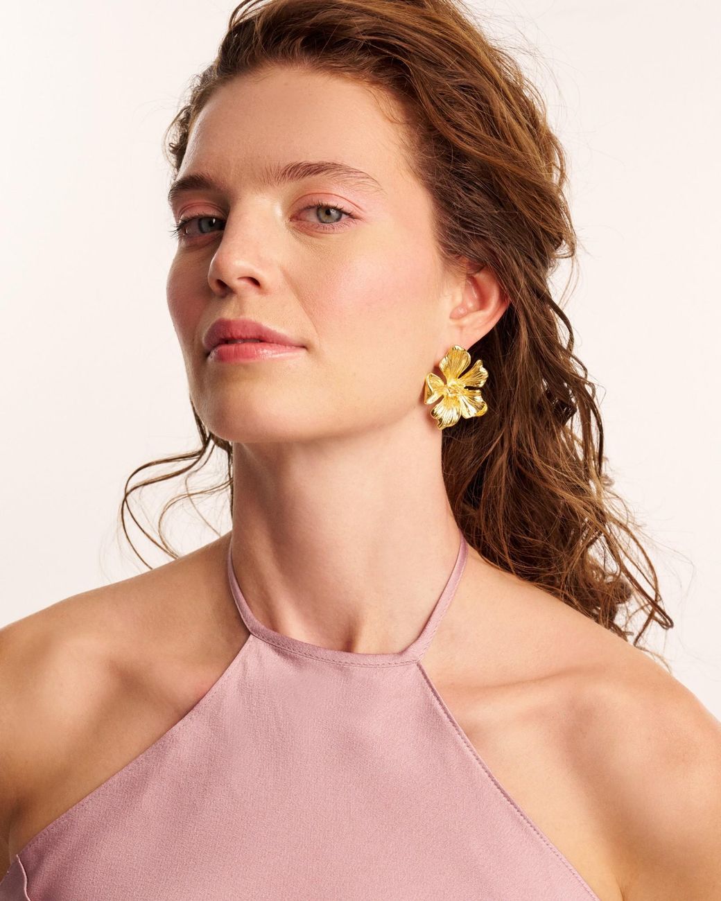 Kybele Studio Metallic Flora Earrings