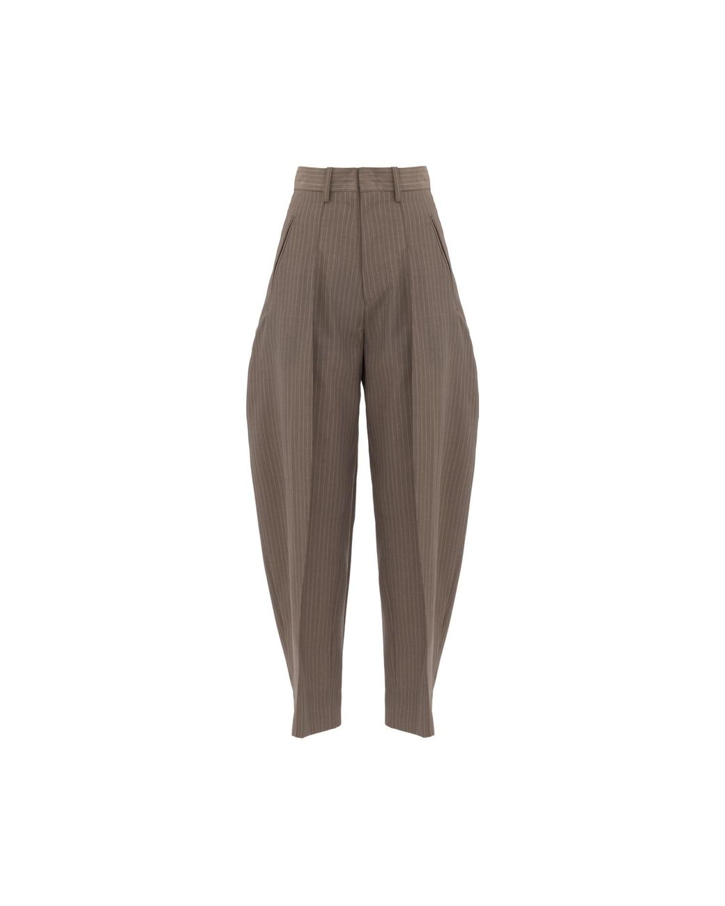 Georgette Brown Neutrals Sandstone Tailored Trousers